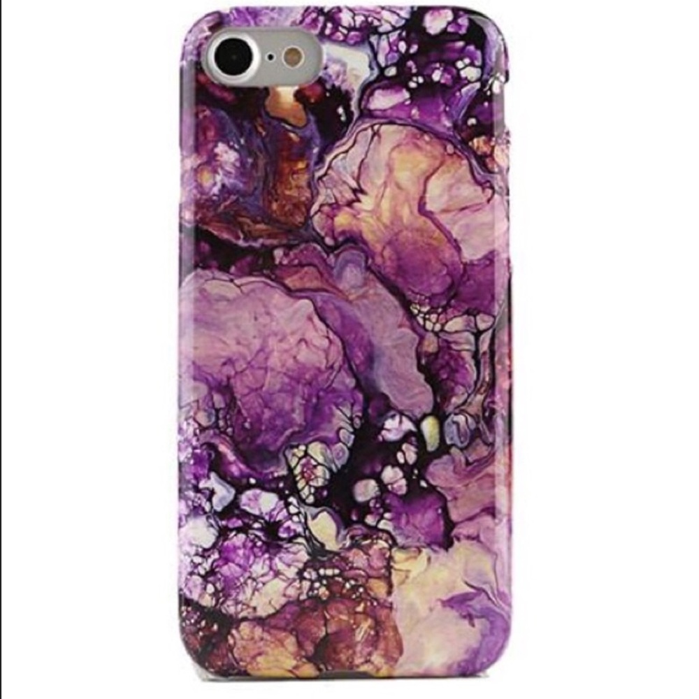 Purple marble iPhone 6/6s/6 Plus/7/7 Plus case